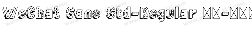 WeChat Sans Std-Regular 字体字体转换
